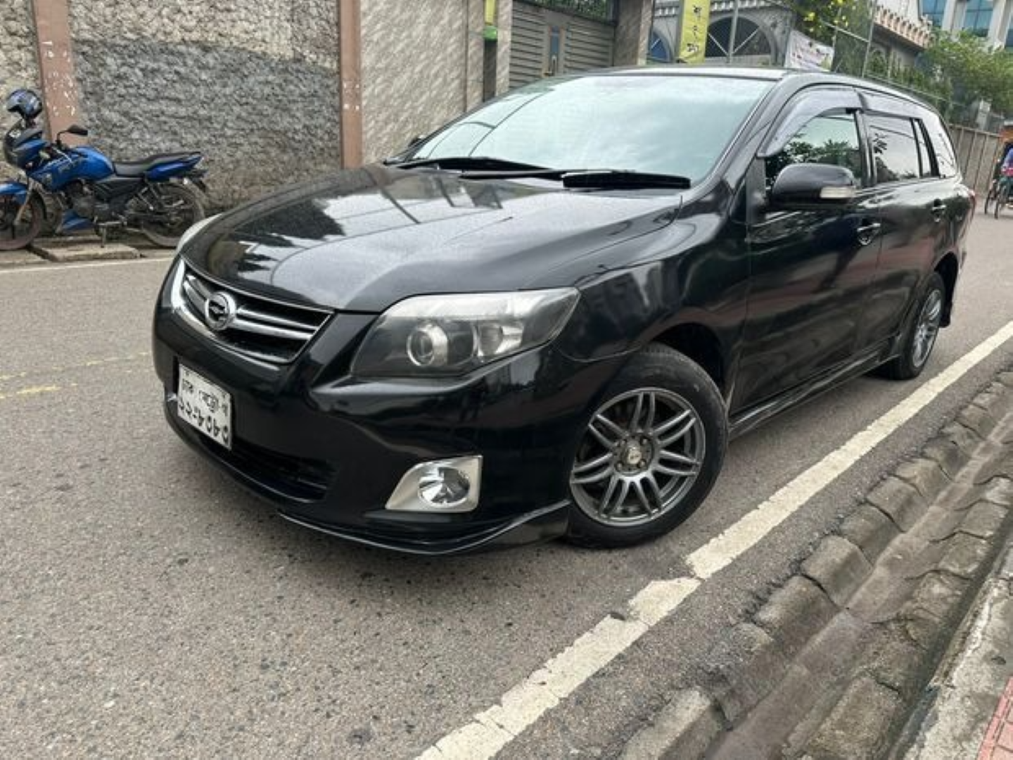 Toyota Fielder push start 2009